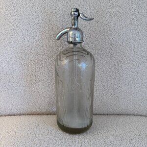 Vintage Carl H. Schultz Carbonic Seltzer Bottle New York